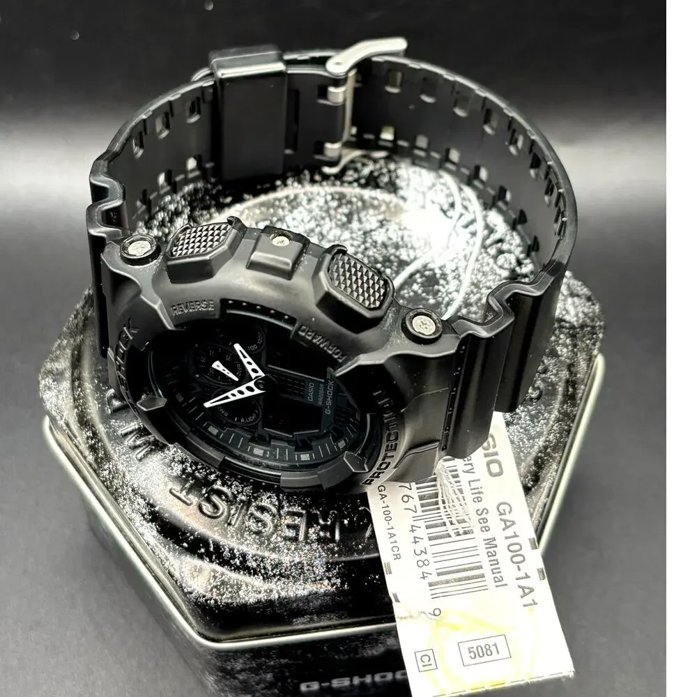 Casio G-Shock GA-100-1A1 Black Analog Digital Men’s 51mm Watch